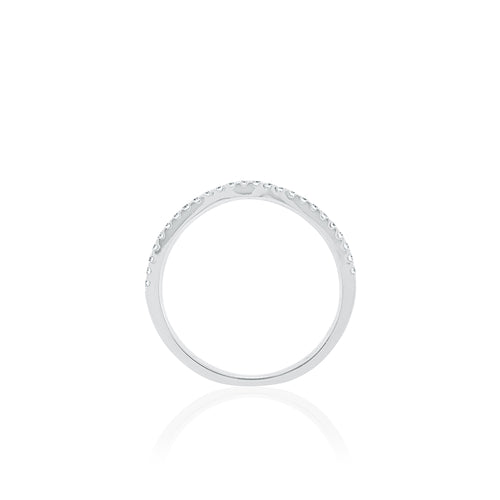 18ct White Gold Sintra Diamond Band