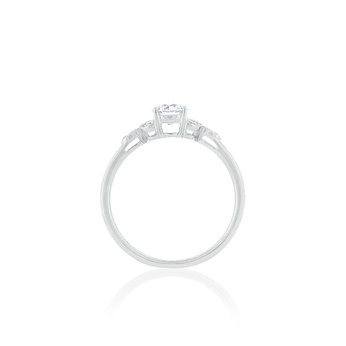 18ct White Gold Poppy Diamond Ring