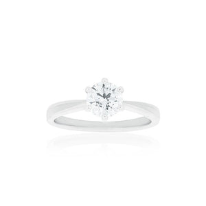 18ct White Gold Vanity Diamond Ring