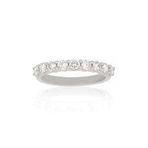 18ct White Gold Elleanor Diamond Band