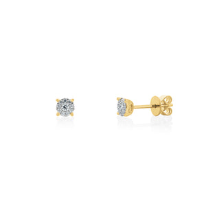 18ct Gold Alessia Diamond Stud Earrings