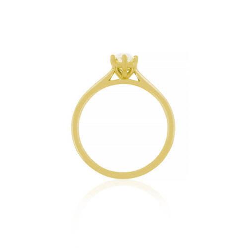 18ct Yellow Gold Grayson Lab Diamond Ring