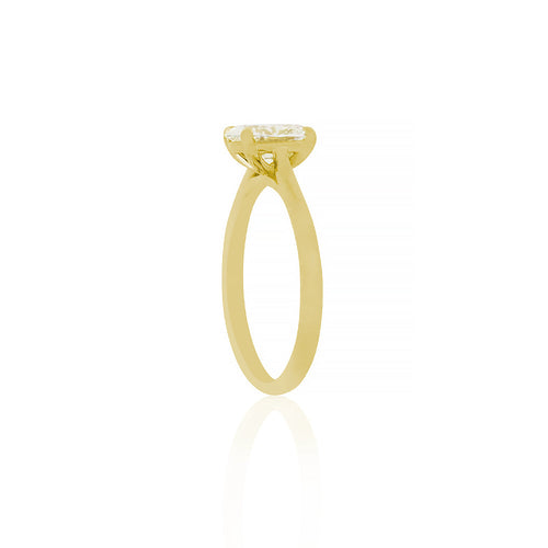 18ct Yellow Gold Sebastian Lab Diamond Ring