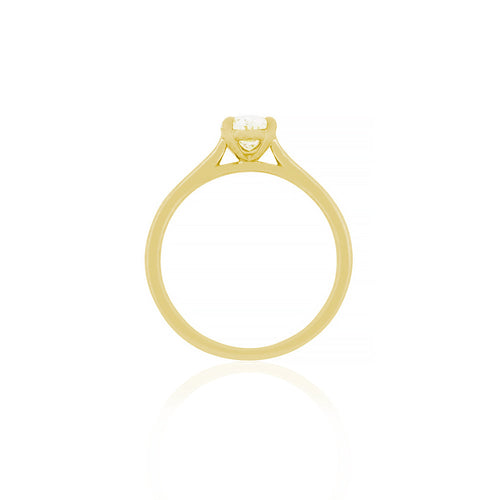 18ct Yellow Gold Sebastian Lab Diamond Ring
