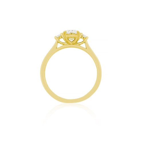 18ct Yellow Gold Mateo Lab Diamond Ring