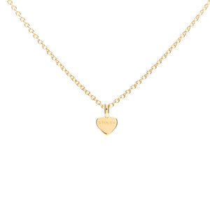 Gold Plated Stolen Heart Necklace