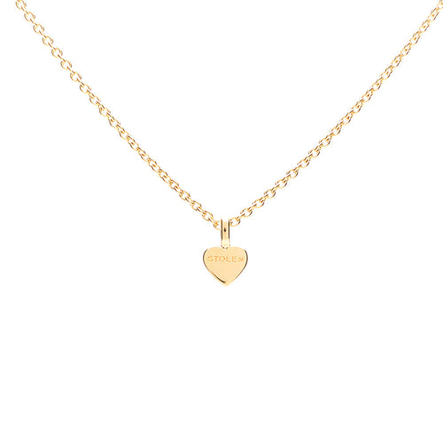 Stolen Gold Plated Heart Necklace