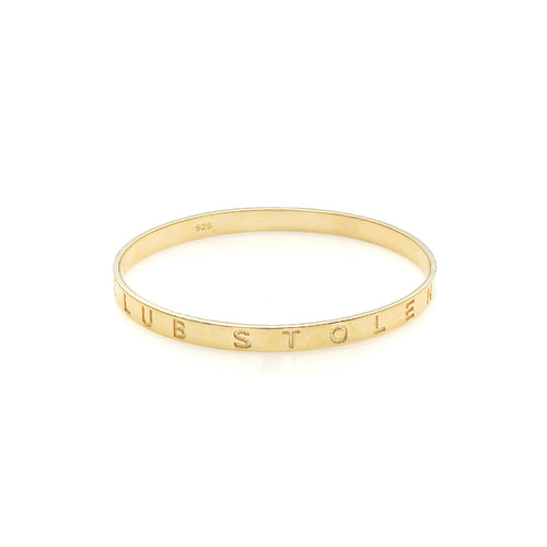 STOLEN GOLD PLATE STOLEN BANGLE