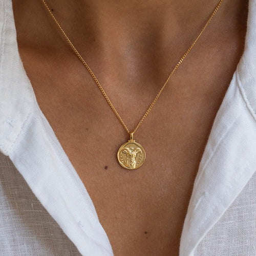 Rue21 Gold Capricorn Charm Necklace | Hamilton Place