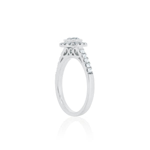 18ct White Gold Ivy Diamond Ring 1D=.52ct