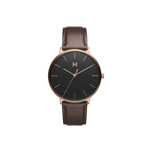 Legacy Black Dark Brown Leather Watch