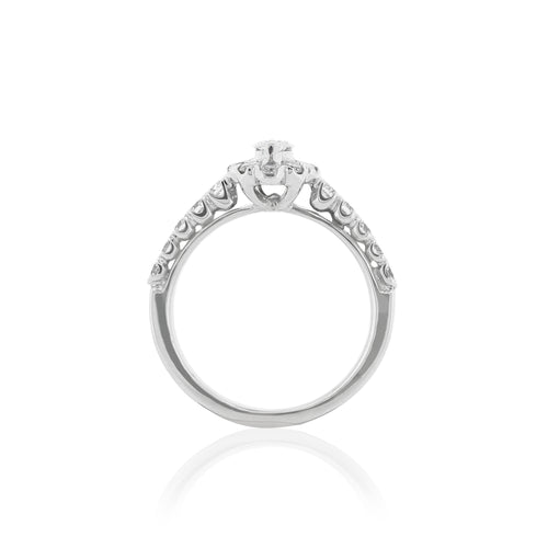 18ct White Gold Florence Diamond Ring