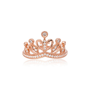 18ct Rose Gold Duchess Diamond Ring