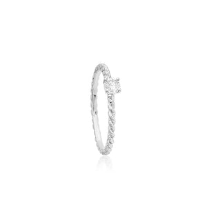 18ct White Gold Affection Diamond Ring