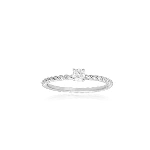 18ct White Gold Affection Diamond Ring