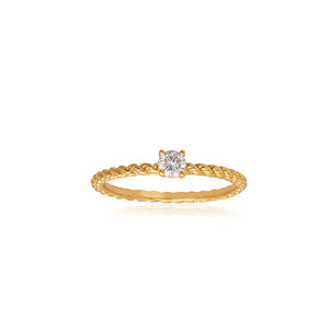 18ct Yellow Gold Affection Diamond Ring