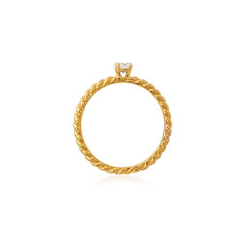 18ct Yellow Gold Affection Diamond Ring