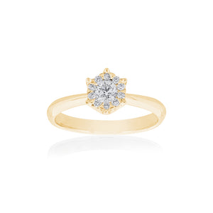 18ct Yellow Gold Alessia Diamond Ring