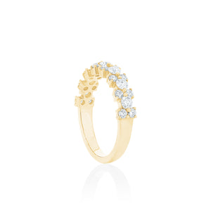 18ct Yellow Gold Fiora Diamond Ring