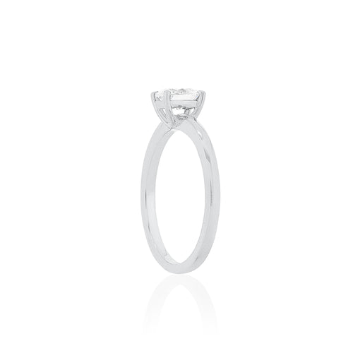 18ct White Gold Willow Diamond Ring