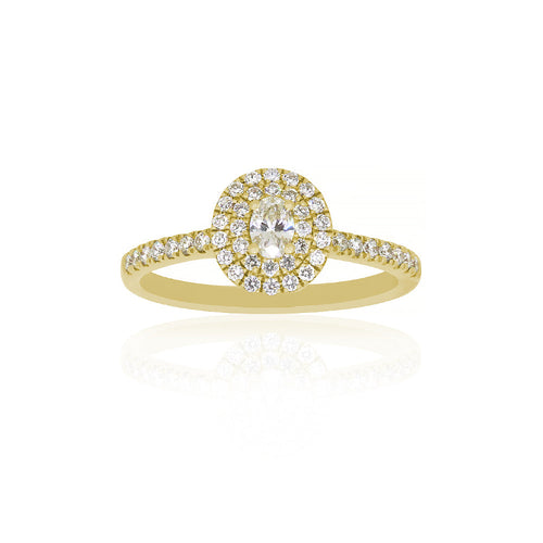 18ct Yellow Gold Kora Diamond Ring