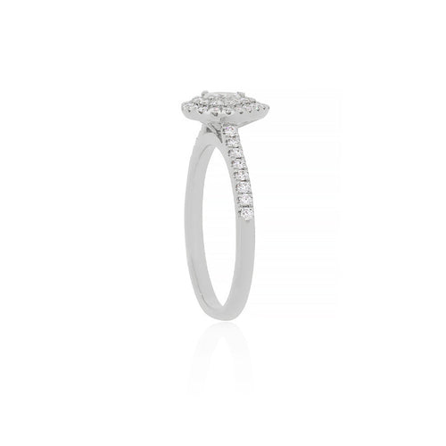 18ct White Gold Aura Diamond Ring