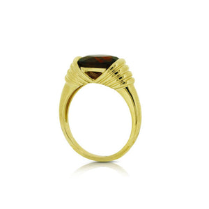9ct Yellow Gold Ophelia Garnet Ring