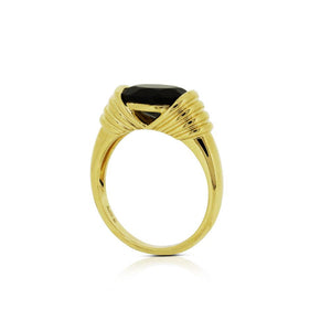 9ct Yellow Gold Ophelia Onyx Ring