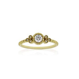 9ct Yellow Gold Evie Diamond Ring