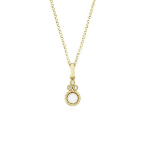 9ct Yellow Gold Evie Pendant - Pearl (MOP)