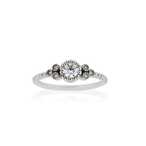 9ct White Gold Evie Diamond Ring