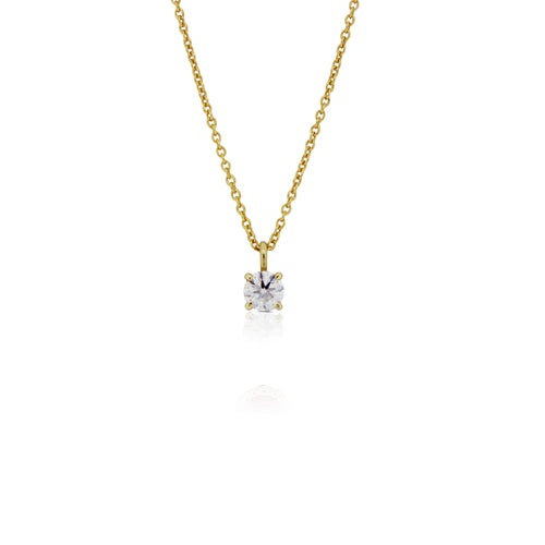 18ct Yellow Gold Celeste Diamond Necklace