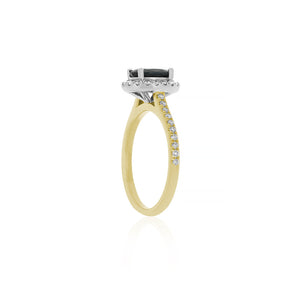 18ct Yellow Gold Amelia Sapphire Diamond Ring