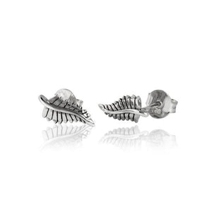 Silver Forever Fern Studs