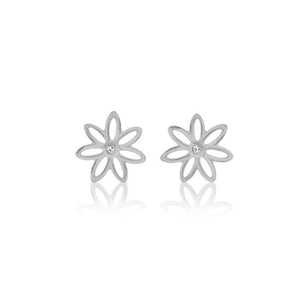 Silver Daisy Studs