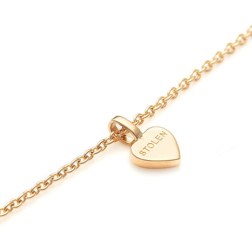 Stolen Gold Plated Heart Necklace