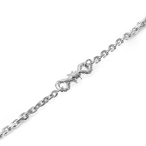 Silver Twisted Love Bracelet