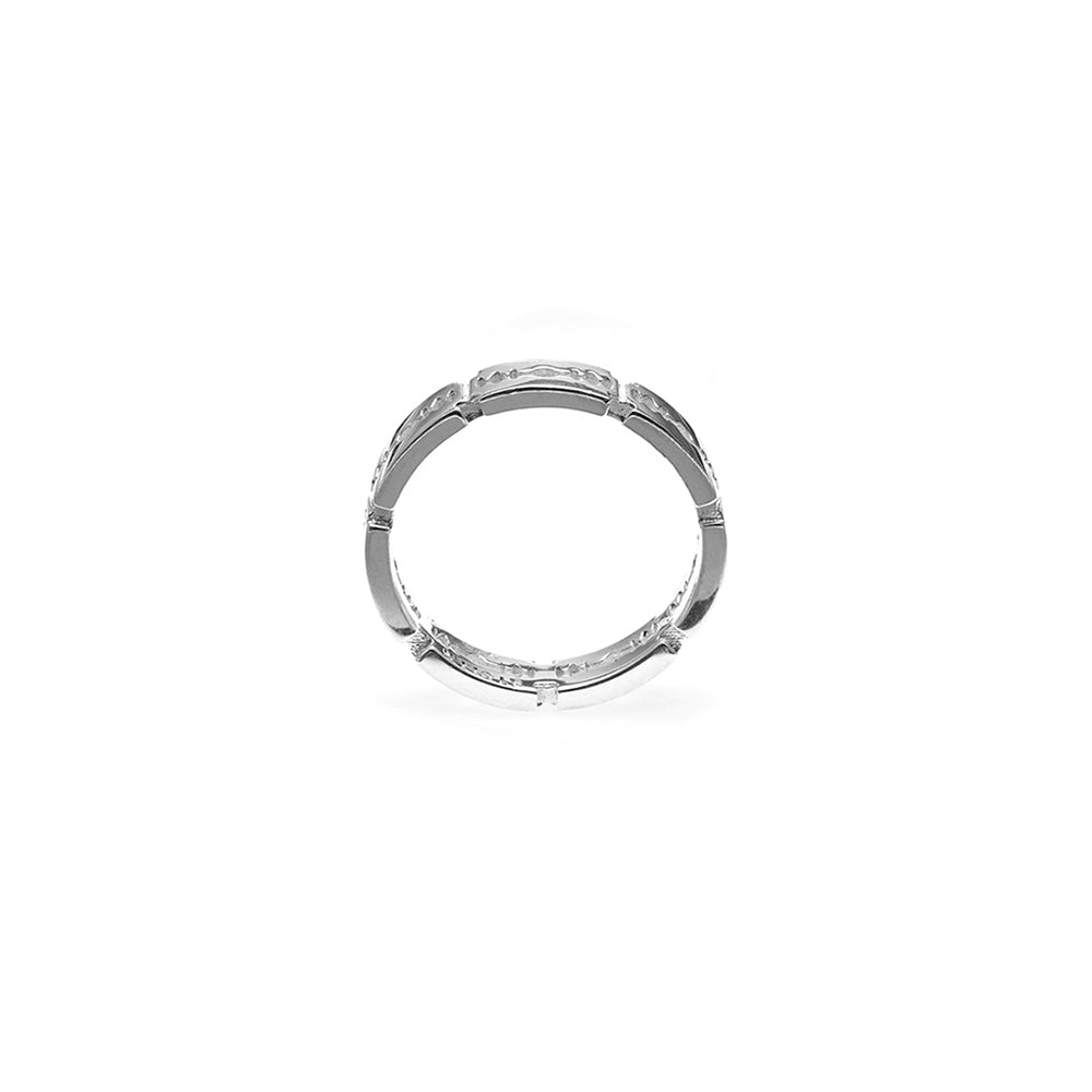 Stolen Silver Razor Eternity Ring