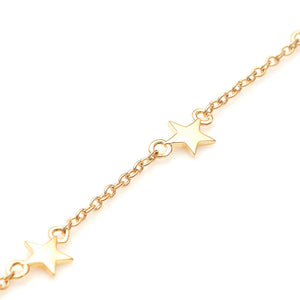 Gold Plated Stolen Star Bracelet