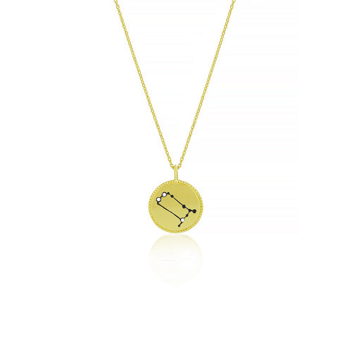 Gold Plated Constellation Necklace - Gemini