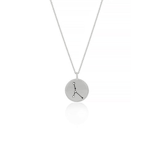 Silver Constellation Necklace - Cancer