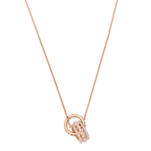 Further Clear Rose Gold Pendant