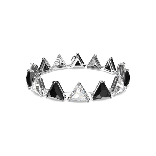 Isaiah Ortiz Silver Triangle Bracelet – Turquoise & Tufa