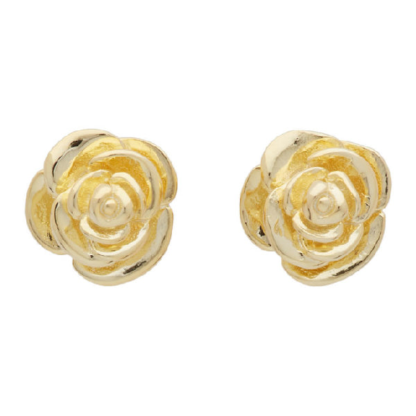 Stolen Gold Plated Rose Bud Earrings