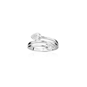 Sterling Silver Bellissa Cubic Zirconia Ring