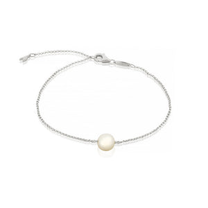9ct White Gold Maisie Fresh Water Pearl Bracelet
