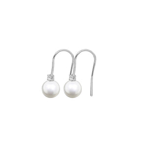 Silver Mae Fresh Water Pearl Earring
