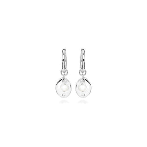 Silver Risa Fresh Water Pearl Earring