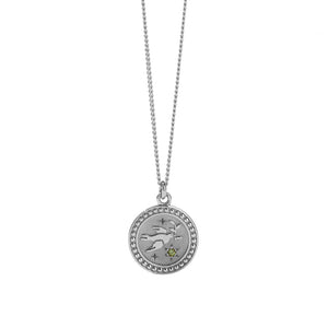 Silver Amulet Necklace - Peace