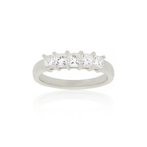 18ct White Gold Edison Diamond Ring